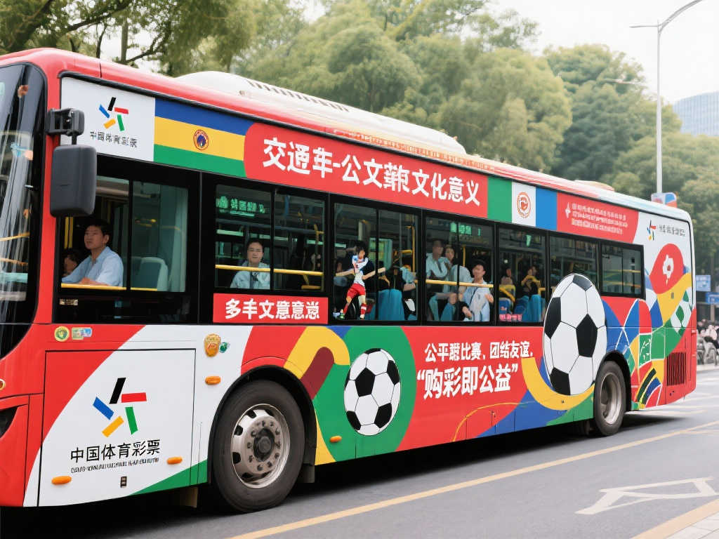 世界杯主题公交亮相,城市激情燃爆 世界杯主题公交亮相,城市激情燃爆